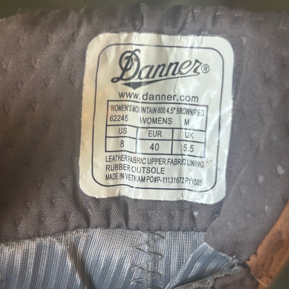 Danner Women's Mountain 600 Waterproof Hiking Boots, Suede - Picture 6 of 6